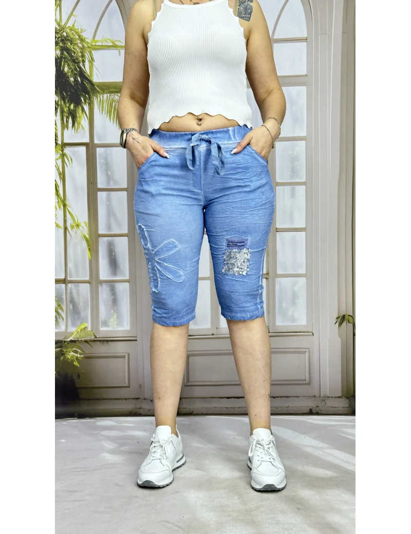 İTL KAPRİ ŞORT STAR MAVİ