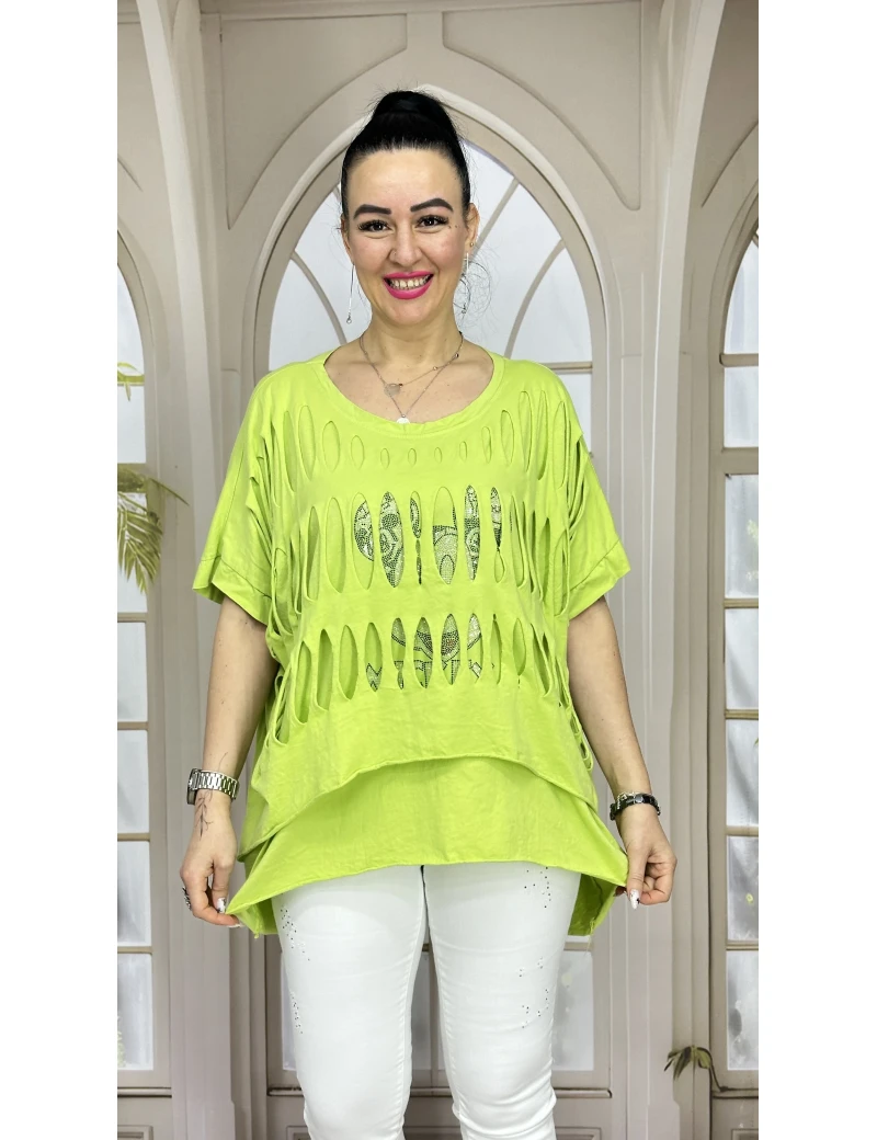 MİCKEY İTALYAN BLUZ FISTIK