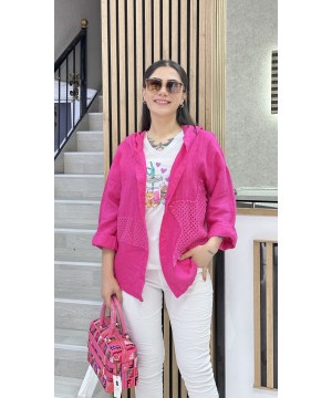 İTALYAN KETEN TRENCH 