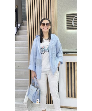 İTALYAN KETEN TRENCH 